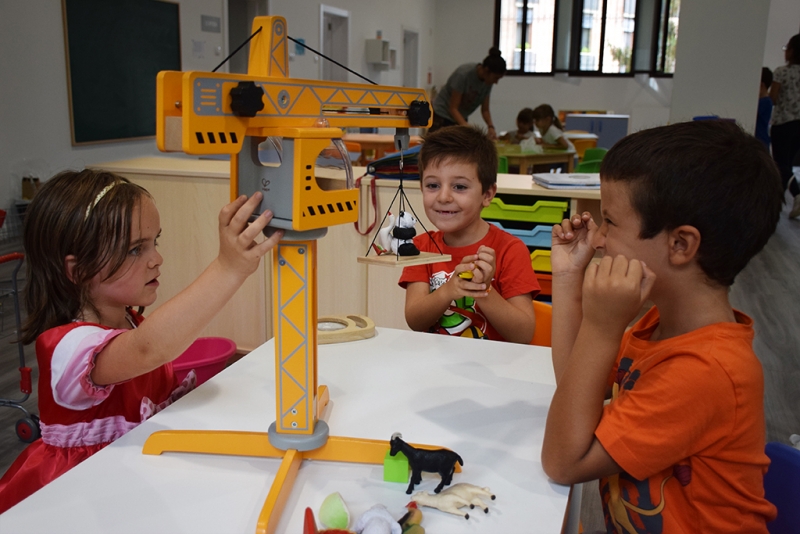 Espai de joc al Centre Infantil Pintor Mir