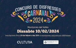 Imatge de promoció del Concurs de disfresses de Carnaval 2024