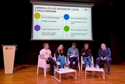 Taula política de valoració a la Jornada sobre Plans Locals de Seguretat organitzada per la Diputació de Barcelona