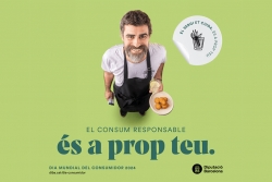 Una de les imatges de la campanya "El consum responsable és a prop teu"