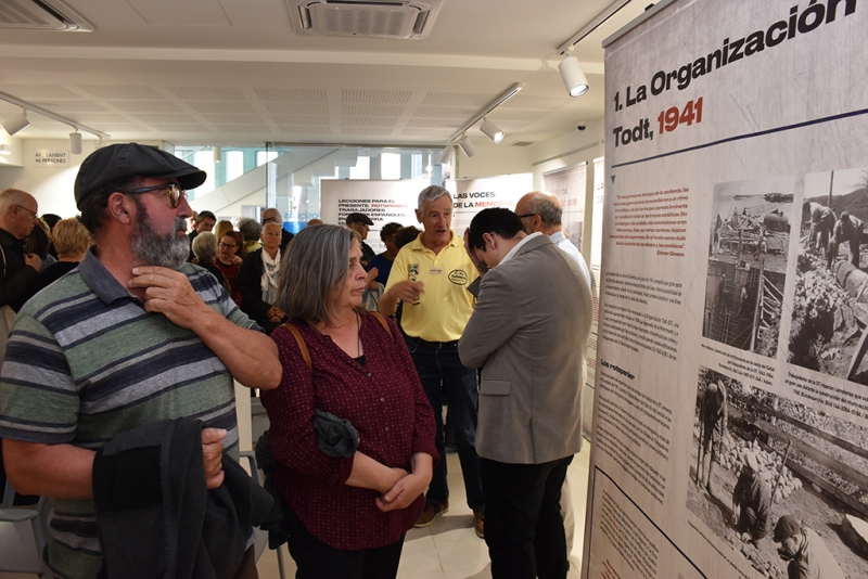 Obertura de l'exposició del projecte Rotspanier.