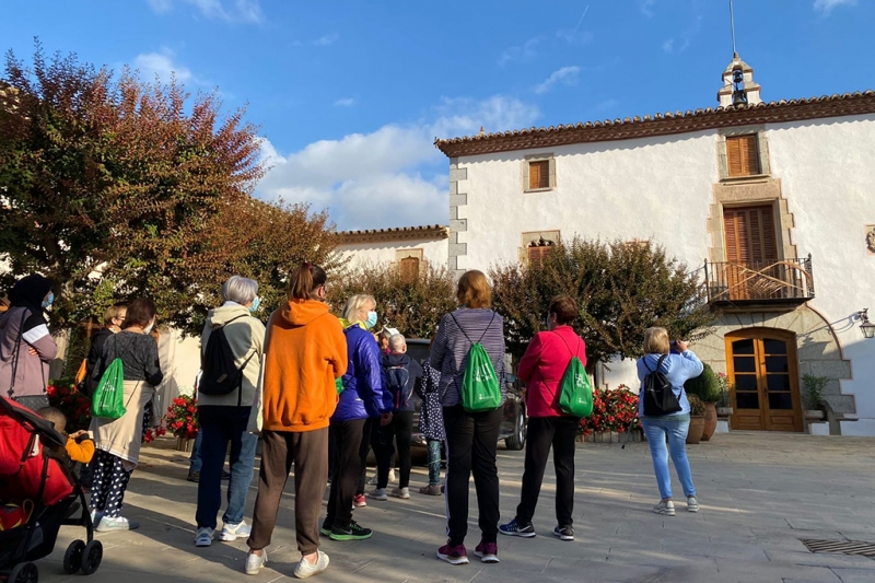 Sortida del programa "Salut, pas a pas" a Can Vilaró.