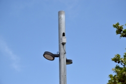 Sensor de soroll ubciat a l'avinguda d'Ernest Lluch