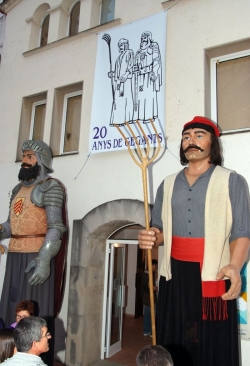 Exposició "Vint anys de Gegants"a la Galeria de Can Xerracan