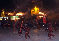 Correfoc amb les colles convidades