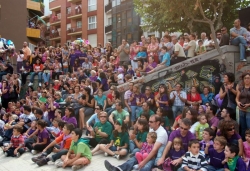 El públic a la dansa de la batalla de Montornès