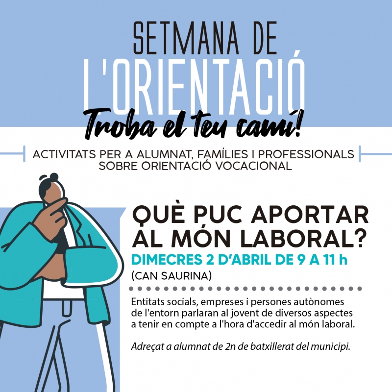 Cartell de l'activitat.
