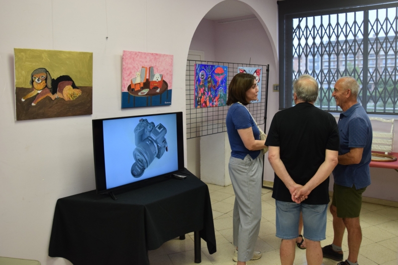 Inauguració de l'exposició dels tallers del Casal de Cultura del curs 2024-25.