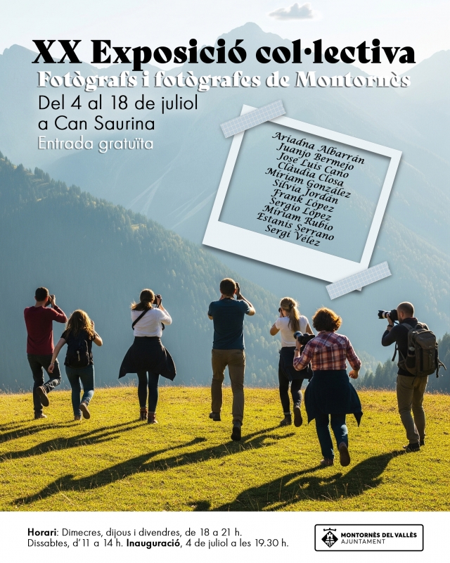 Cartell de l'activitat.