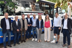 Representants dels quatre municipis, de l'AMTU, de la Generalitat i de Sagalés