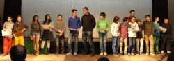 Integrants dels equips esportius finalistes