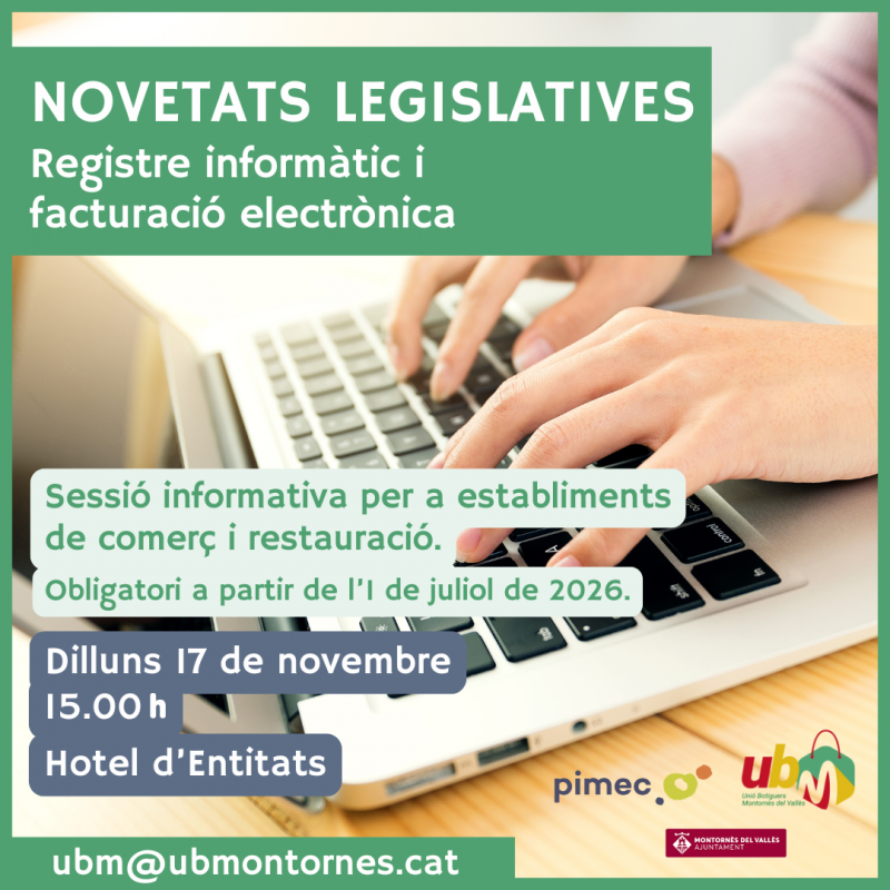 Cartell de l'activitat.