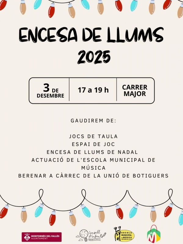 Cartell de l'activitat.