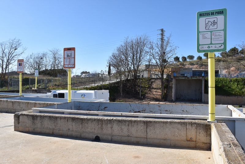 Instal·lacions de la deixalleria de Montornès.