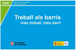 Aquesta acció està subvencionada pel Servei Públic d’Ocupació de Catalunya en el marc del projecte Treball als Barris.