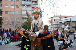 El Rei Carnestoltes en acció.