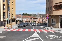 Finalitzades les obres de millora de l’avinguda de la Mare de Déu de Montserrat.