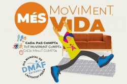 Imatge de la campanya "Més moviment, més vida".