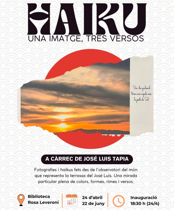 Cartell de l'activitat.
