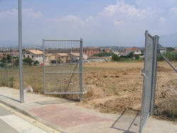 Terrenys als quals es construirà l'IES Montornès