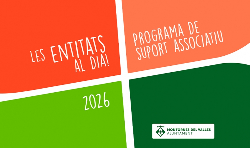 Imatge gràfica del programa "Les entitats al dia".