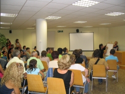 Acte de presentació del llibre i el fascicle a la Biblioteca de Montornès