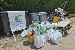 Residus recollits al Let's Clean Up Europe de diumenge a Montornès.