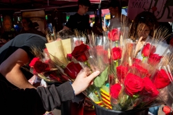 Una de les parades de roses.