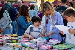 Una de les parades de llibres.