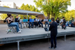 La banda de l'Escola Municipal de Música.