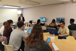 Una de les sessions de la formació “Soc jove. Com funciona això de buscar feina?”.