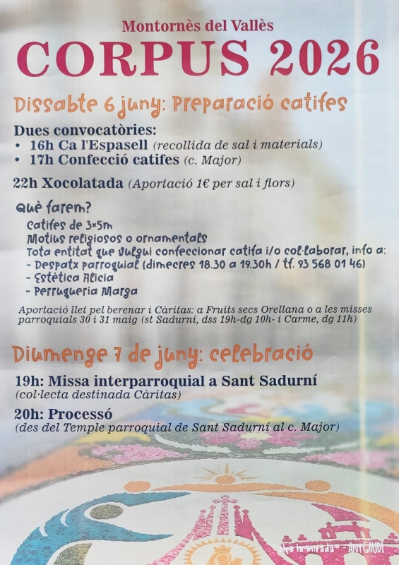 Cartell de l'activitat.