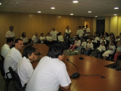 Recepció municipal a la Sala d'Actes de l'Ajuntament