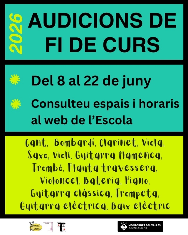 Cartell de l'activitat.