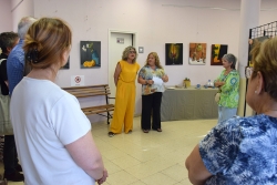 Inauguració de l'exposició dels tallers de manualitats del Casal de Cultura.