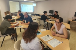 Un moment de l'acció formativa.
