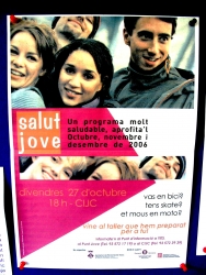 El programa "Salut Jove" es va posar en marxa a l'octubre i ha inclòs tallers, xerrades-debat  i exposicions