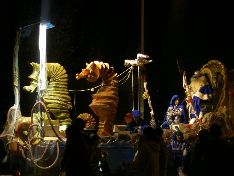 Carrossa de Sa Majestat Melcior, durant la seva estada a Montornès l'any 2004