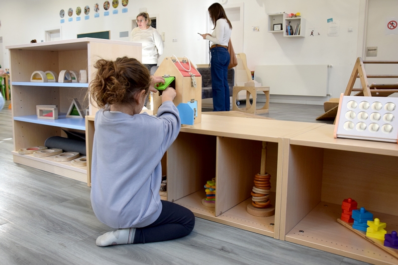 Espai de joc al Centre Infantil Pintor Mir.