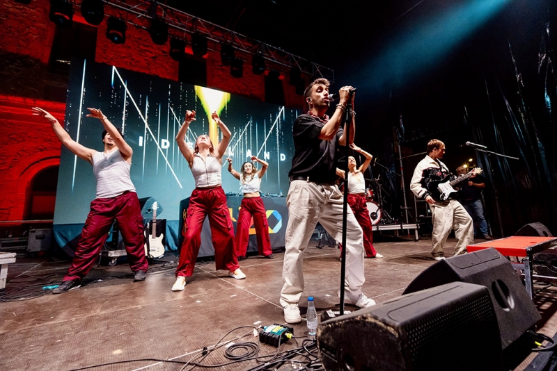 El grup Siderland en concert.