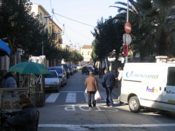 Vista del carrer Major des de la confluència amb el carrer Palau d'Ametlla