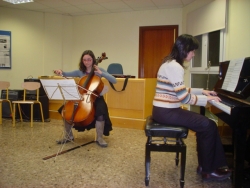 Júlia Carrasco, una de les intèrprets del primer concert del cicle