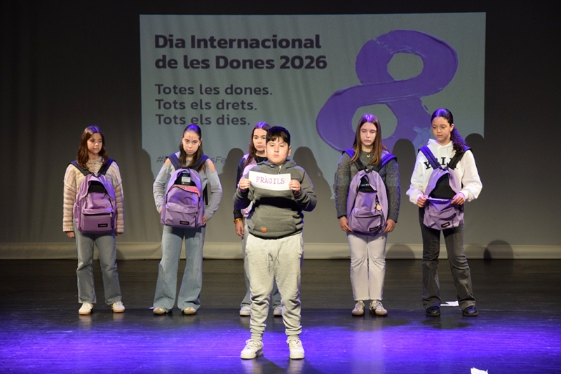 Acció reivindicativa d'una de les escoles del poble.