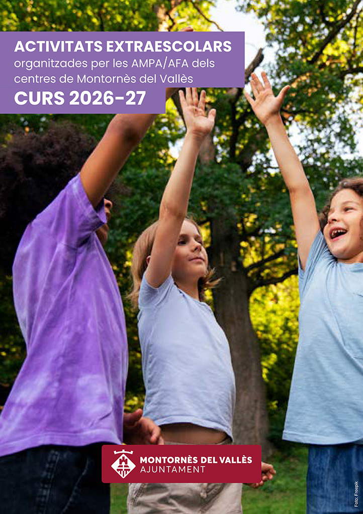 Imatge promocional de les activitats extraescolars del curs 2026-27.