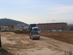 Terrenys on es contruirà l'escola