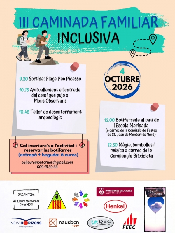 Cartell de l'activitat.