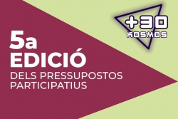 Imatge dels pressupostos participatius +30 Kosmos 2027.