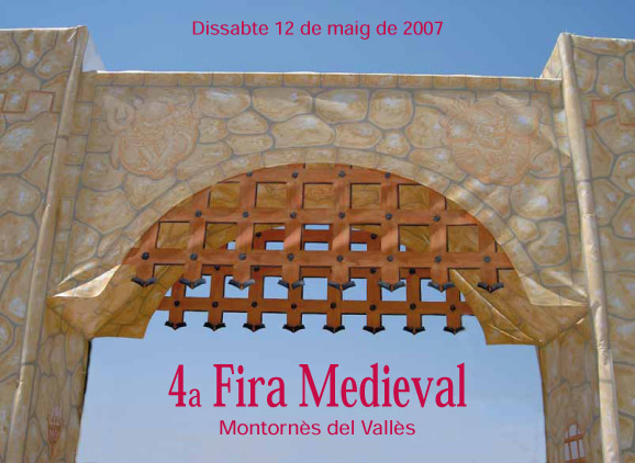 Cartell anunciador de la Fira Medieval 2007