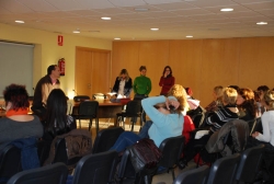 Acte de cloenda del curs a la Sala d'actes de l'Ajuntament