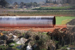 La canonada nova fa 2,5 m de diàmetre